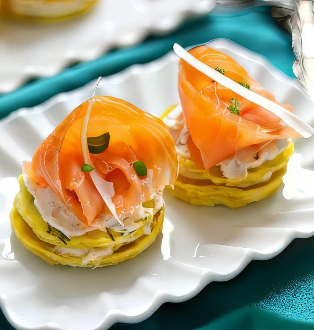 FRITTATINE ALL’ANETO CON SALMONE E FORMAGGIO