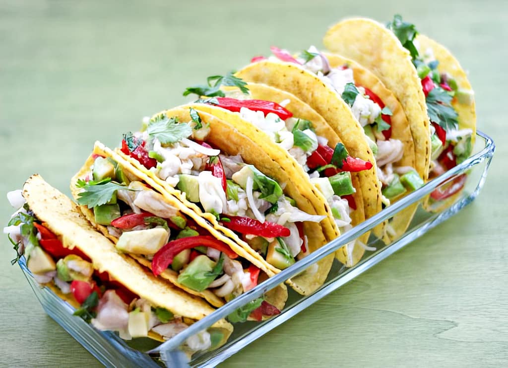 TACO CROCK CON CEVICHE DI SPIGOLA