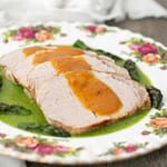 ARISTA DI MAIALE CON CREMA DI ASPARAGI