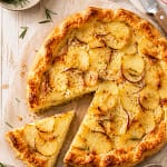 Torta salata di patate e fontina