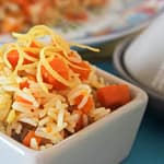 RISO BASMATI CON ZUCCA,CURRY, ZENZERO E LIMONE