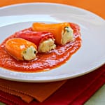 PEPERONI PIQUILLO RIPIENI DI CAPRINO