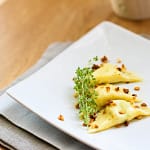 Ricetta Ravioli di Caprino e Porro