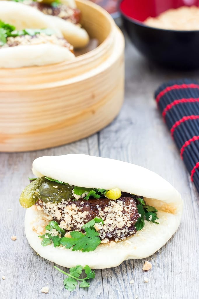 Gua Bao con Pancetta Glassata