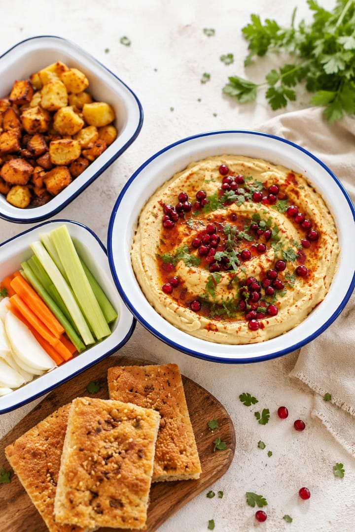 Hummus di ceci cremoso la ricetta perfetta e come servirlo