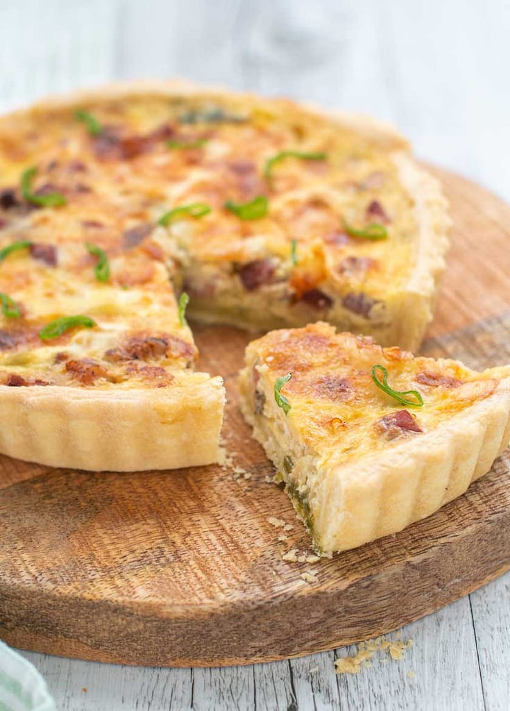 QUICHE ALLA CIPOLLA E PANCETTA QUICHE ALLA CIPOLLA E PANCETTA