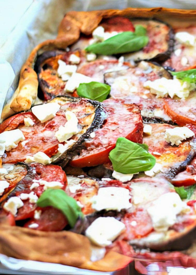 TORTA DI MELANZANE E POMODORI