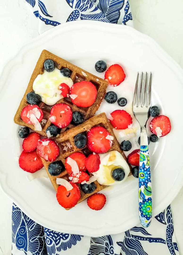 WAFFLES AL GRANO SARACENO
