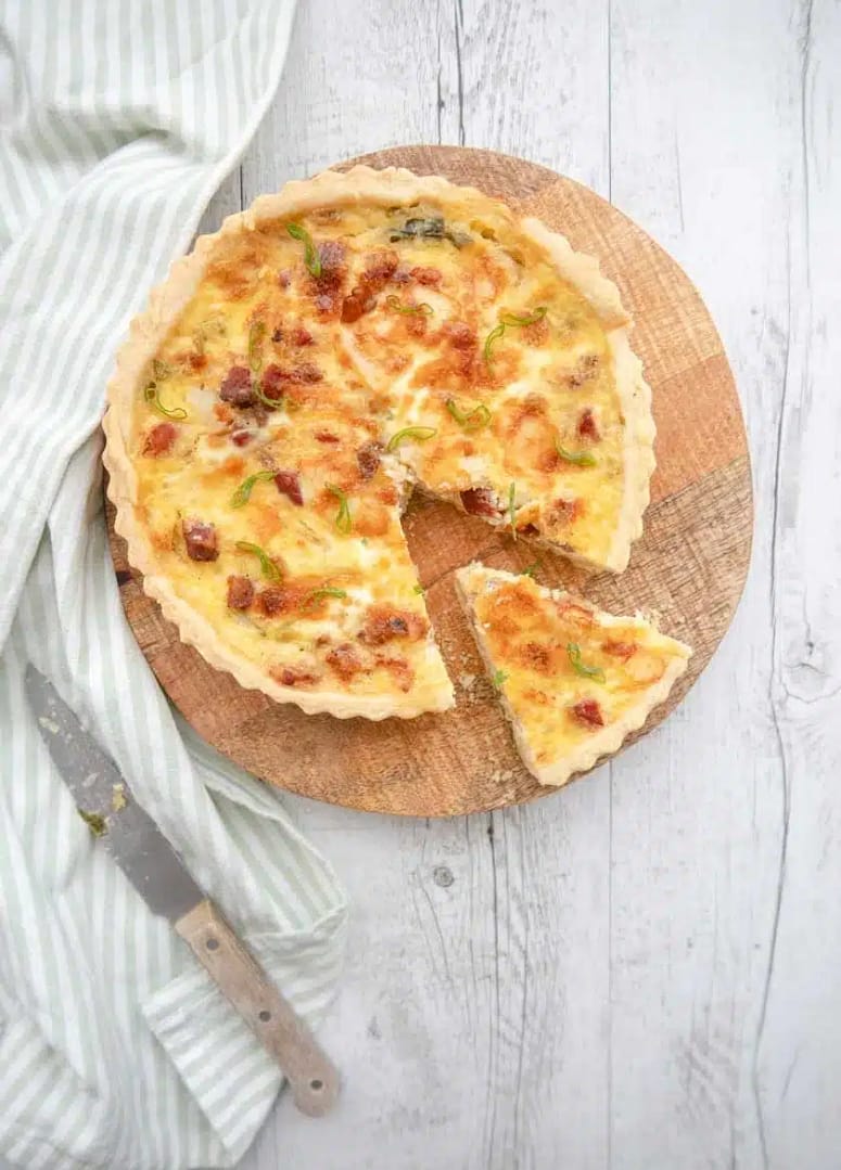 QUICHE ALLA CIPOLLA E PANCETTA