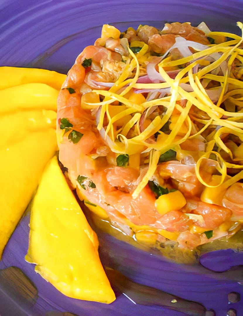 Tartare di Salmone e Mango