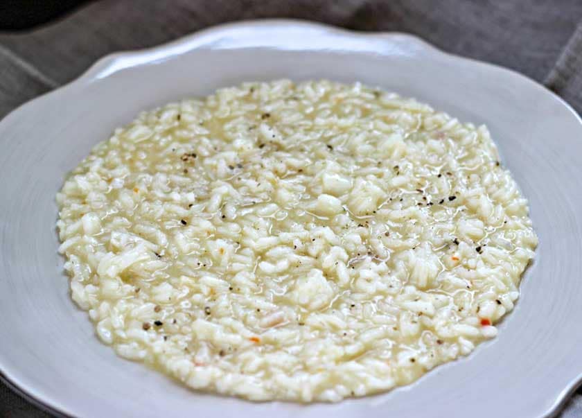 RISOTTO AL PESCE PERSICO RISOTTO AL PESCE PERSICO